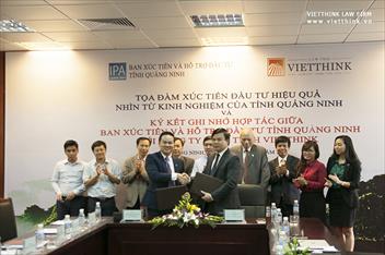 Tọa đàm về xúc tiến đầu tư và Lễ ký kết thảo thuận hợp tác giữa IPA Quảng Ninh và Vietthink
