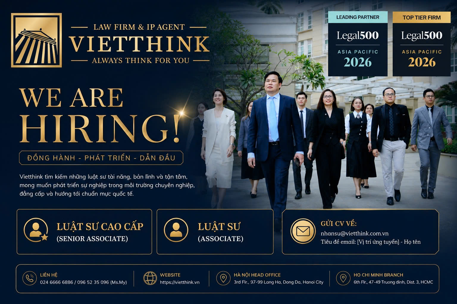 Tuyển dụng Luật sư (Associate) [5/2026]